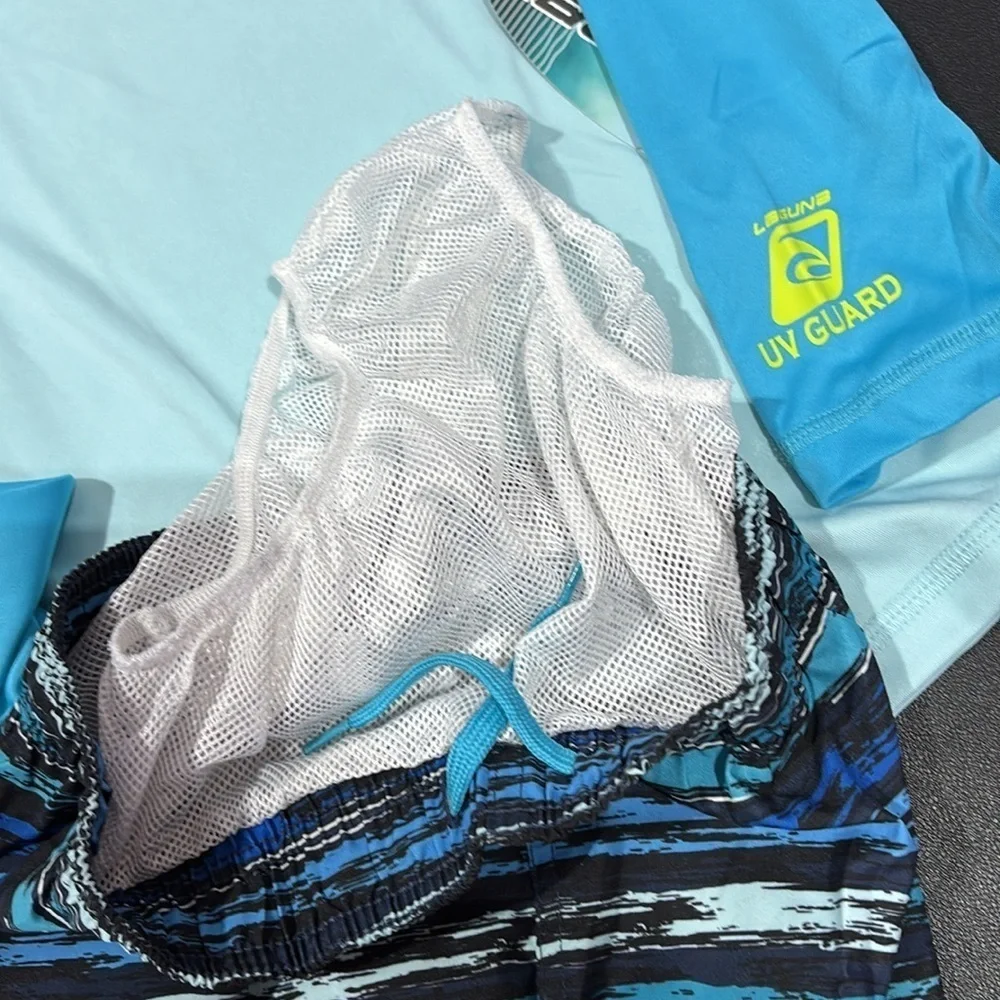 Laguna UPF 50 + Protection,long sleeve top,elastic lined drawstring waist shorts